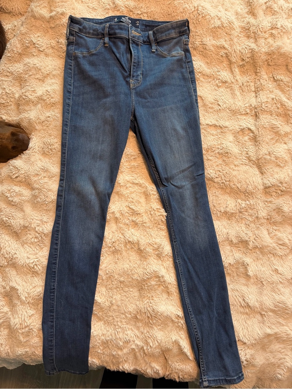 Hollister High-Rise Jean Legging Skinny Jeans Blue Waist 29